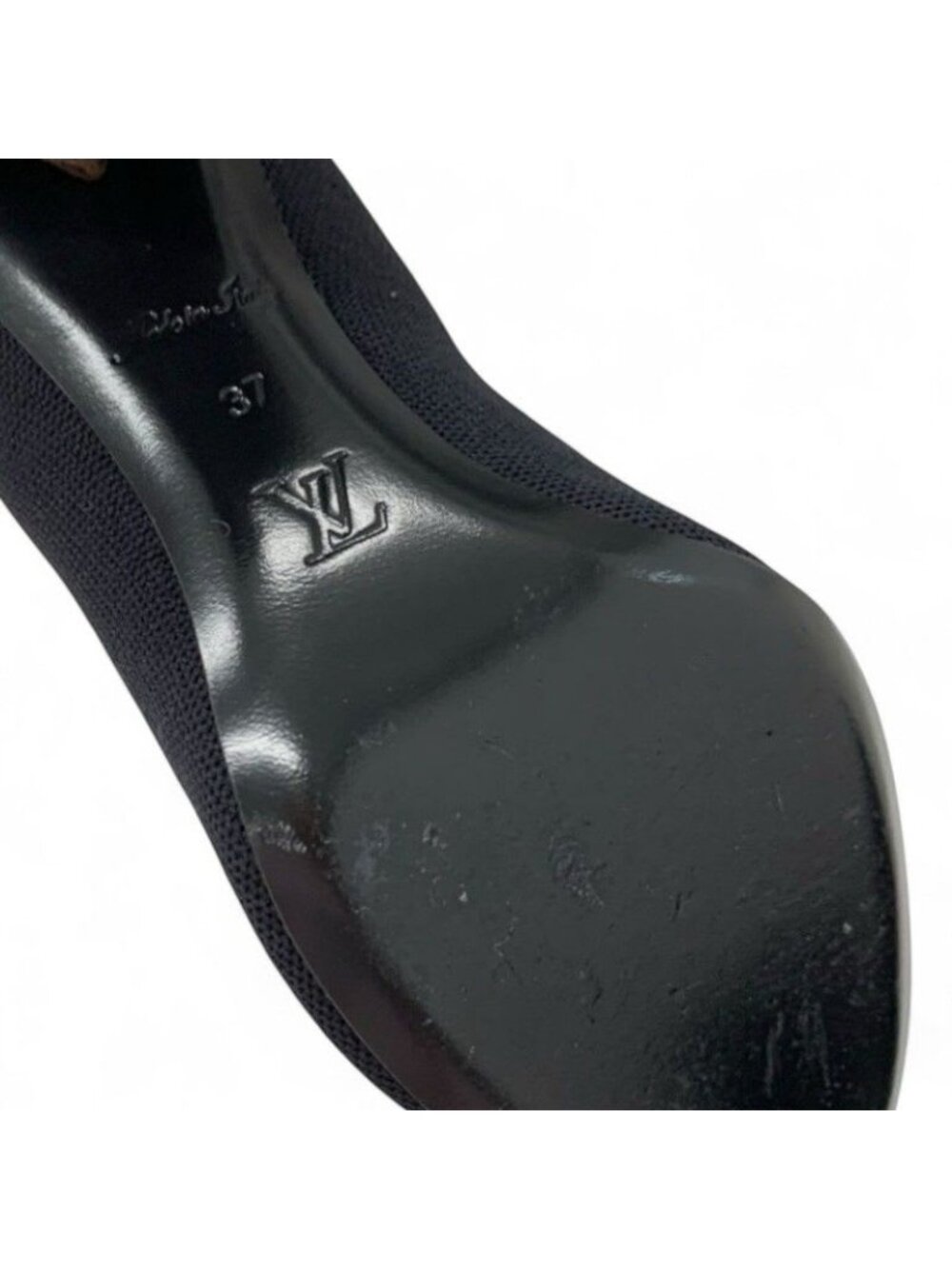 Louis Vuitton Silhouette Line Monogram Boots Short Shoes Fabric Leather - Picture 8 of 9